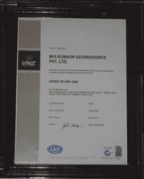 ISO 9001:2008 certificate